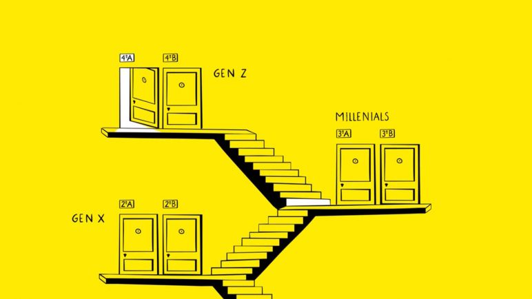 La escalera: avatares generacionales basados en IA